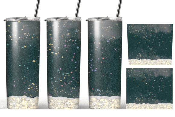 Christmas Green Glitter Tumbler Wrap: Graphics & Crafts Asset Review
