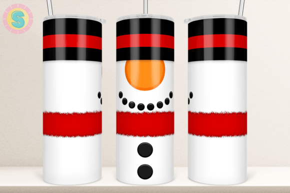 Christmas Snowman 20Oz Tumbler Wrap: Graphics for Crafts