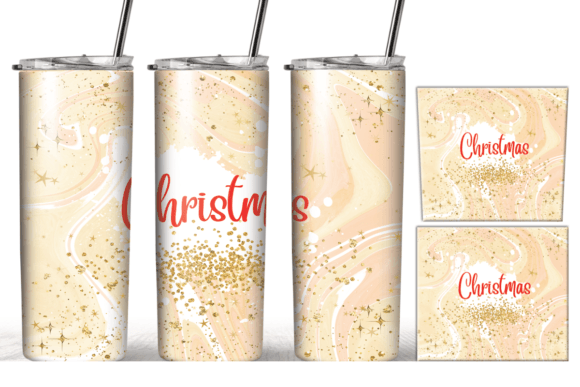 Christmas Tumbler Design Tumbler Wrap: Graphics for Crafts & Content