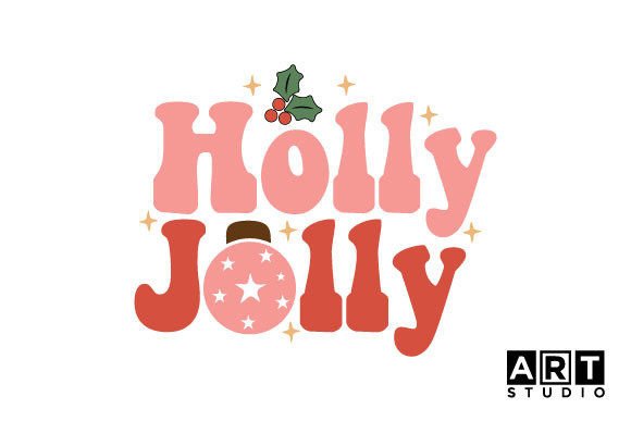 Holly Jolly SVG: Christmas Graphics for Crafts & Branding