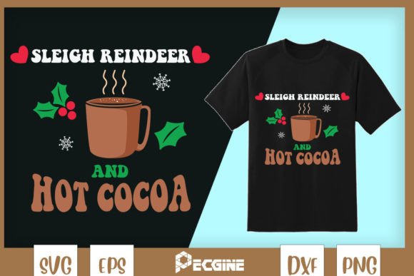 Reindeer Hot Chocolate Christmas SVG: Crafts & Graphics for Real Publishing