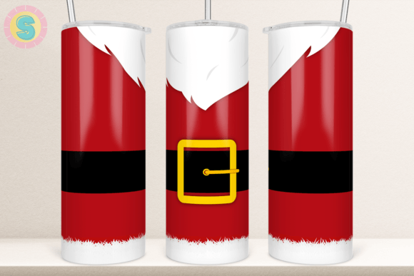 Santa Claus Tumbler Wrap Graphics for Crafts